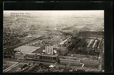 Detroit, MI, Highland Park Plant, Ford Motor Company, Ansichtskarte 