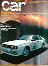 CAR MAGAZINE AUG-1980 - Audi