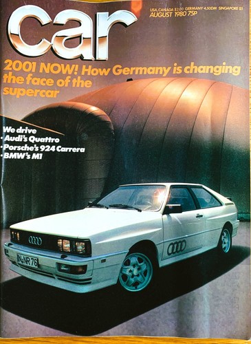 Car magazine aug - aug-1980, audi