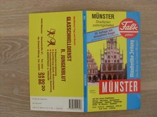Alter Stadtplan MÜNSTER von 1988 Falk-Plan