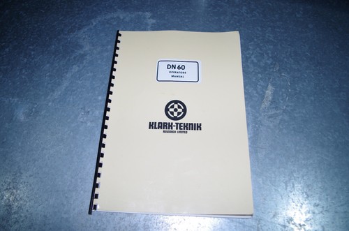 Klark teknik dn60 - klark, manual