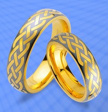 2 WOLFRAM TRAURINGE RINGE mit