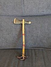 Fasching Retro altes Spielzeug Indianer Tomahawk Wurfbeil Plastolin? 70er ? rar