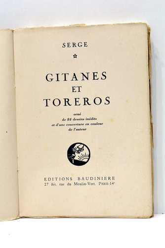 Gitanes toreros paris 1952 - toreros,