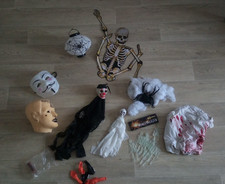 Einzigartige gruselige Halloween Deko Skelett Maske Kopf  Gespenst Geist