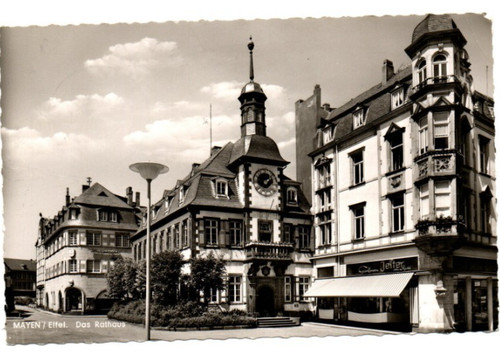 Ansichtskarte mayen eifel - ansichtskarte,