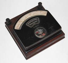 Antikes Amperemeter   5A AC u DC  SIEMENS u. HALSKE dreißiger Jahre geprüft ok !