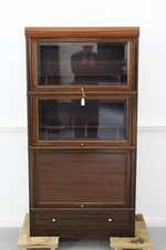 Bücherschrank Art Deco wie Globe Wernike Vitrine um 1930 Antik Mahagoni Sch839