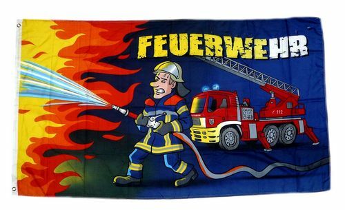 Fahne flagge feuerwehr - fahne,