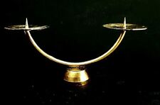 CANDLE HOLDER BRASS VINTAGE MID 30s BAUHAUS STIL GERMANY CANDLESTICK