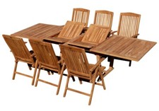 TEAK SET: Gartengarnitur