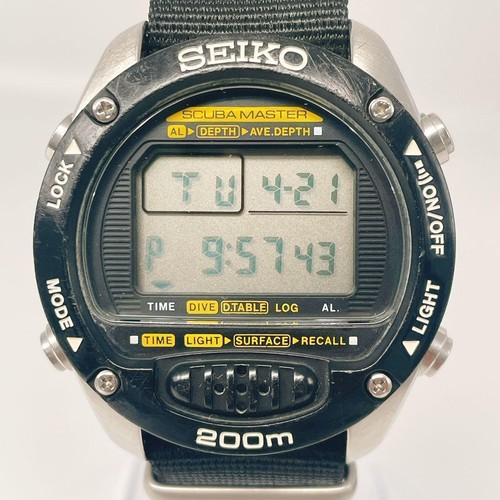 Seiko m705 5a00 scuba - seiko,