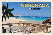 Holzschild 12x18 cm Hurghada