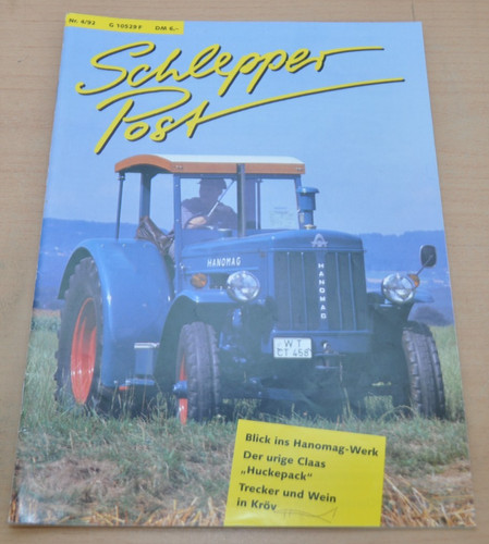 Schlepper post 1992 92 - post, 4/1992