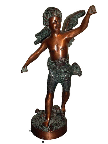 Alte engel skulptur bronze - alte,