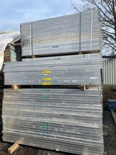 15 Rahmentafeln ALU 2,50m x 0,64m Plettac/MJ/Alfix gebraucht Gerüst Aluboden