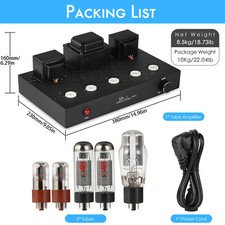 Valve Tube Power Amplifier Stereo Audio Amp HiFi Klass A EL34 Röhrenverstärker