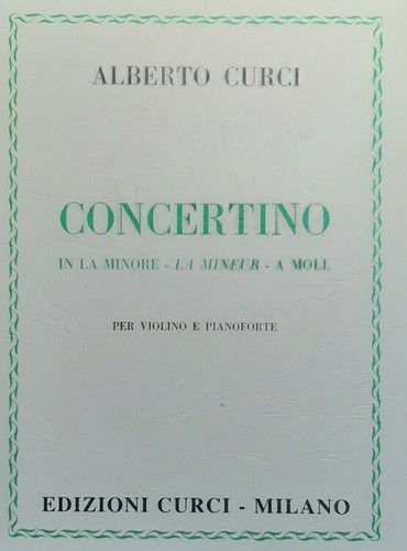 Curci konzert a moll für - in,