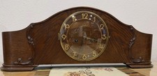 Antike Kaminuhr Tischuhr Holz