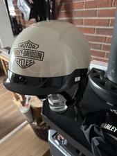 Harley Davidson USA Police Style creme schwarz Jethelm