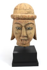 Antik Burmese Bemalt Teak