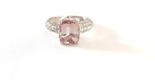 PINK TURMALIN DIAMANT PAVE RING