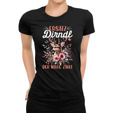Ersatz Dirndl Hirsch Trachtenshirt Tracht Damen T-Shirt