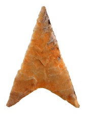 Neolithikum  Ausnahmefund Hervorragende große Pfeilspitze  Steinzeit  Mali  5323