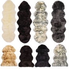 Teppich Echtes Schaffell Lammfell Echtfell Deko Sofa Matte Bettvorleger Läufer