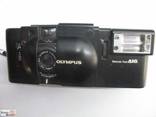 Set olympus kamera blitz - olympus, xa