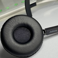 Lederohrkissen z.B. für  Jabra Pro 9xx u. 94xx Serie, AGFEO SNOM IP Headset