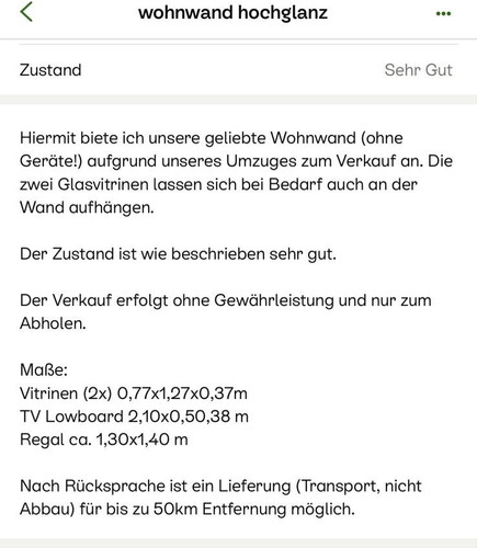 Wohnwand weiß hochglanz - weiß,