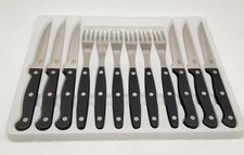 AMC Steakmesser und Gabel Set 12 tlg. Besteck Steakbesteck