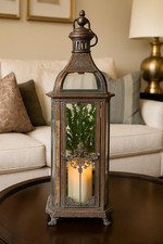 Laterne Windlicht Kuppeldach