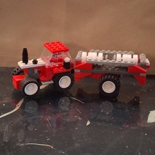 Lego Traktor m. Anhänger aus