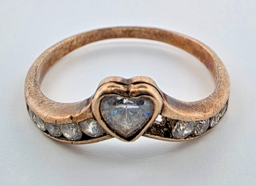 Goldring mit herz 333er - mit,