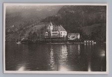 Vitznau Schweiz Vierwaldstättersee 1931 - Hotel - altes Foto 1930er