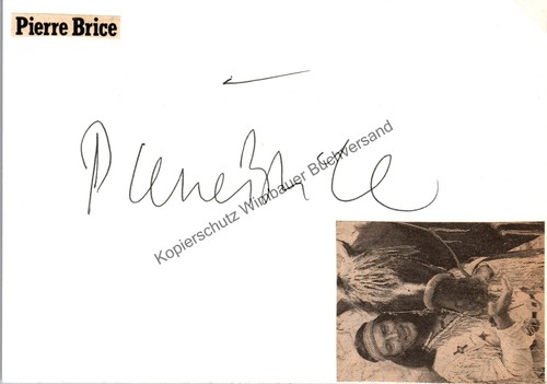 Original autogramm pierre - original,