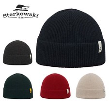 Sterkowski DUKE Merinowolle Kaschmir Beanie Wintermütze Universalgröße 54 - 62cm