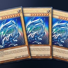 3x Blauäugiger Weißer Drache