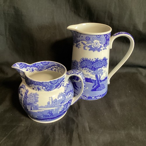 Spode blue italian - italian, tall