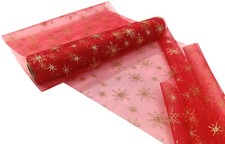 Organza Stoff Rolle Bedruckt