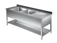 Spültisch 2 Becken links ECO