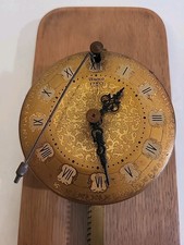 ANTIKE Zahnstangenuhr Sägezahnuhr  Anno 1750 Vorderzappler Schwerkraft Uhr 