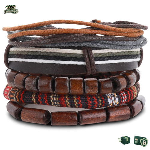 Lederarmband wickelarmbänder - lederarmband,