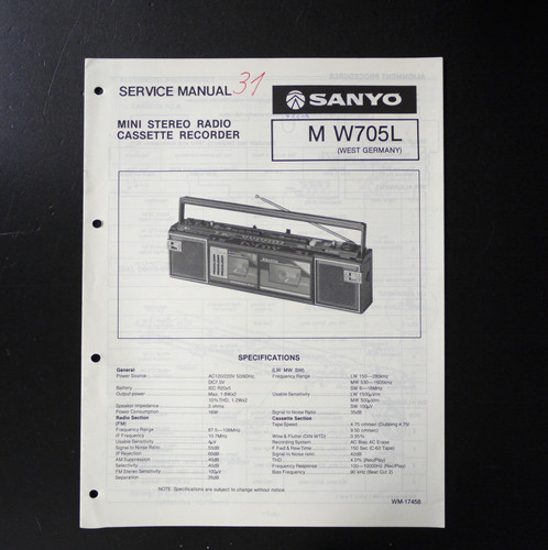 Original sanyo w705l - original, mini