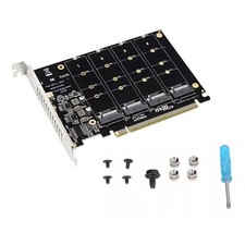 4-Port M.2 NVME SSD auf PCIe