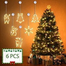 6er Set LED Fensterbild