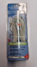 Vivanco PC- Audio / Video Kabel 3,5 mm 5 m Klinkenstecker auf Chinch  #K-456-07
