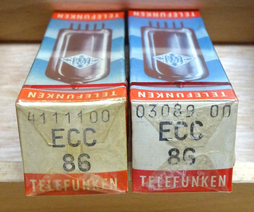 Telefunken ecc86 sealed - telefunken,